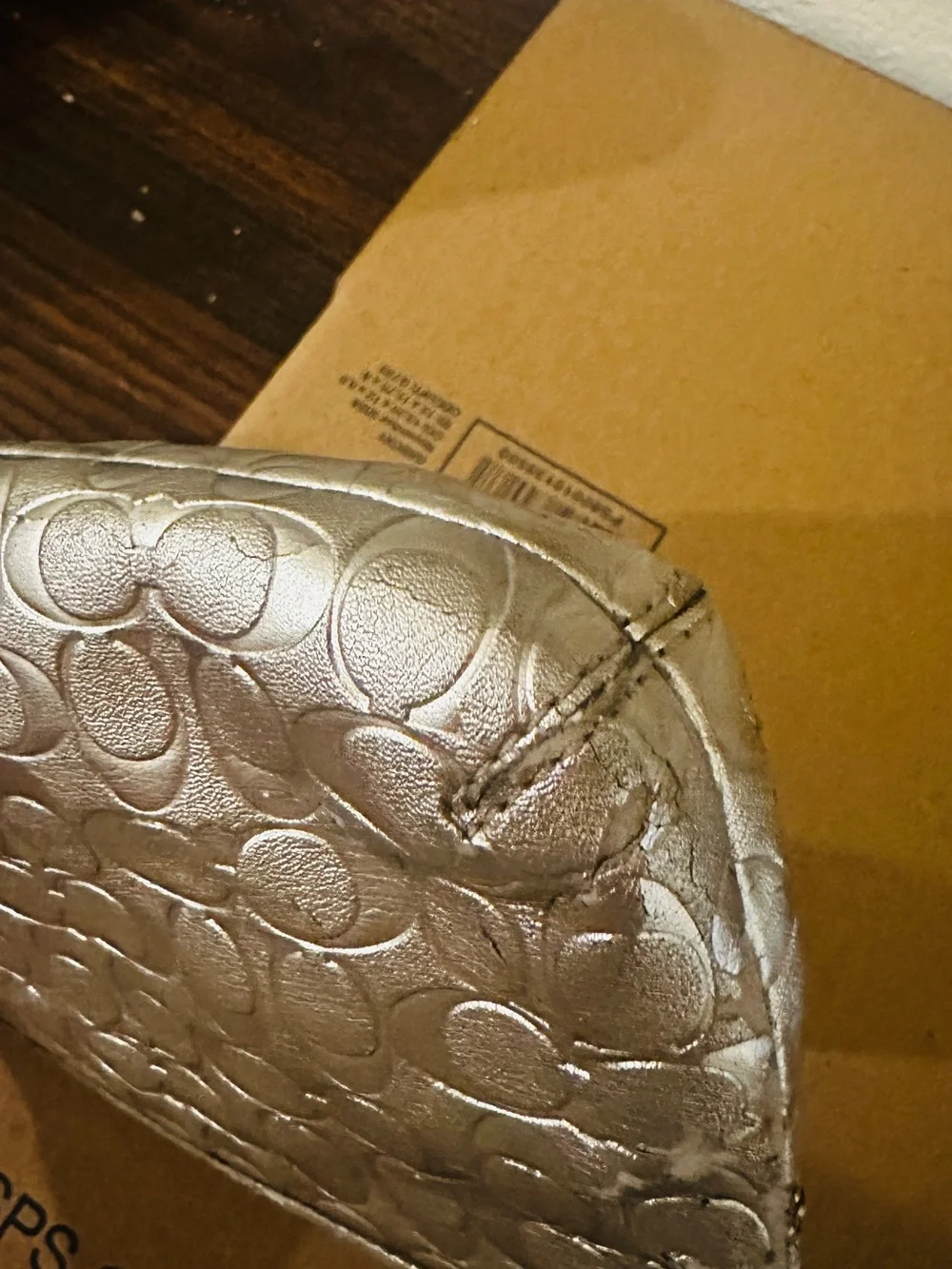 Coach authentic metallic